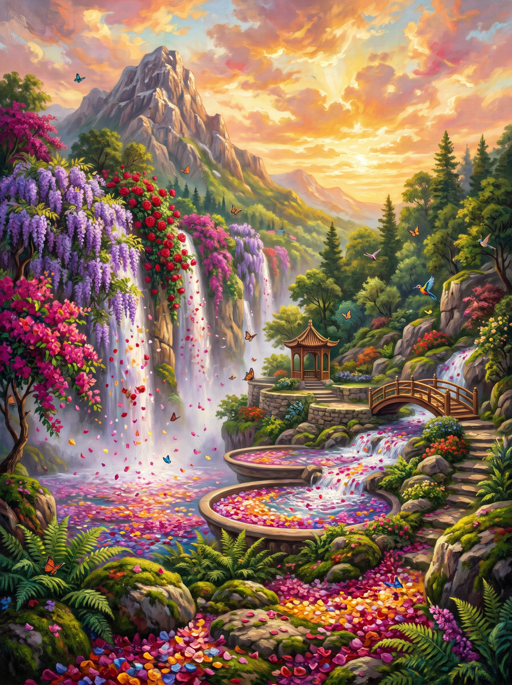 Waterfall of Flowers