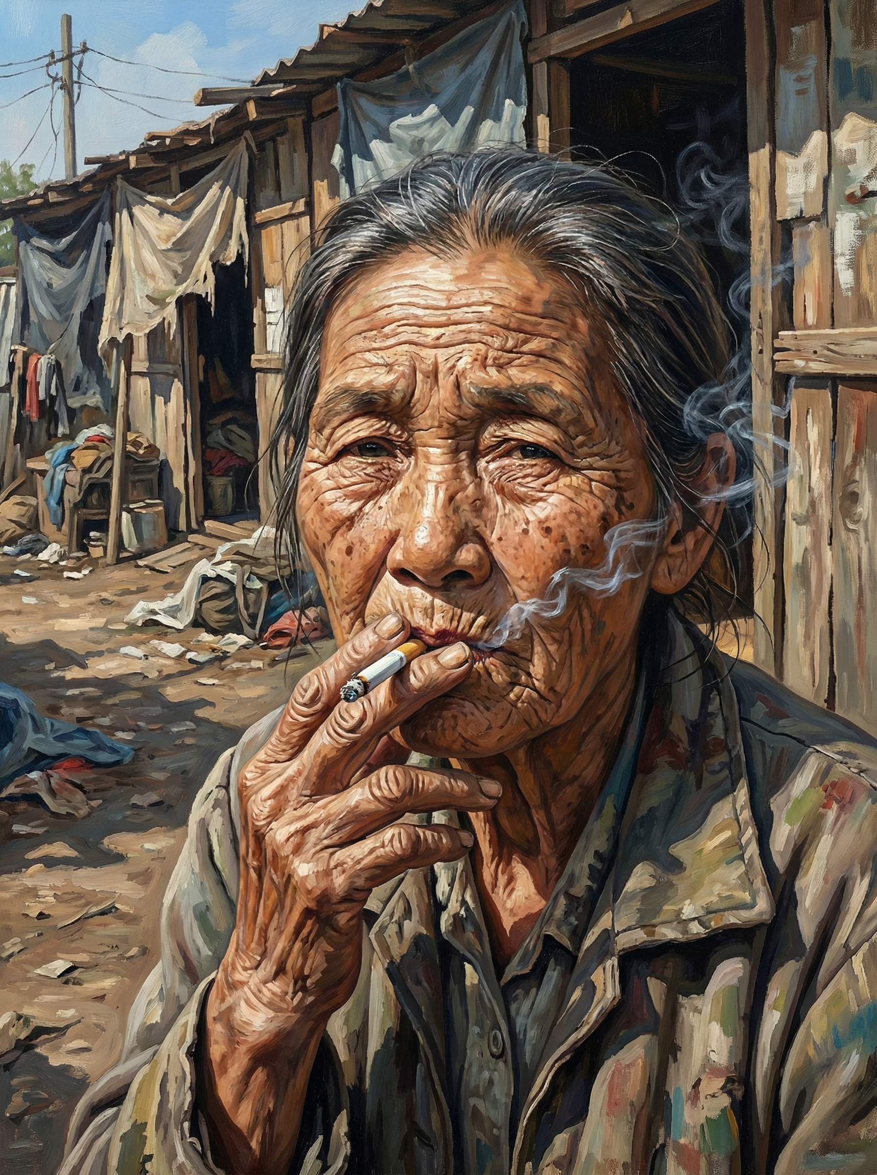 Weathered Hands of Time (Diamond Painting) Diamond Painting kit