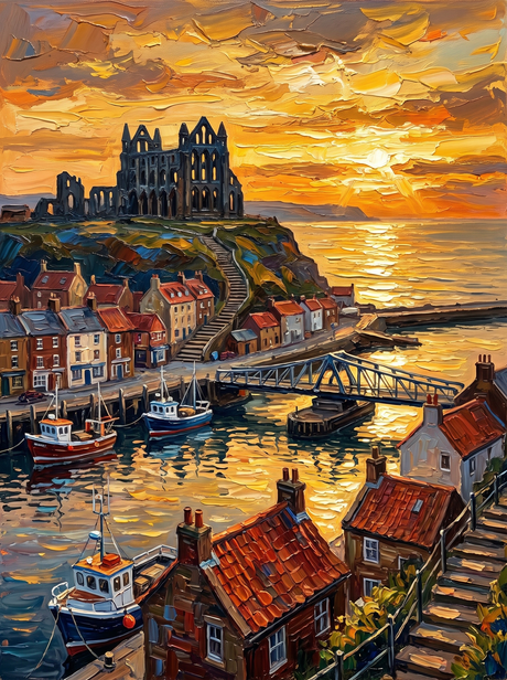 Whitby Abbey and Harbour