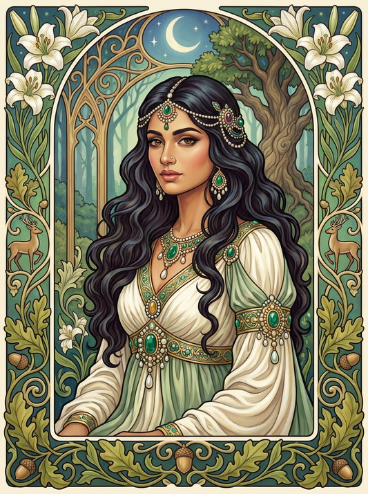 White Lily Forest Maiden (80 Colors)