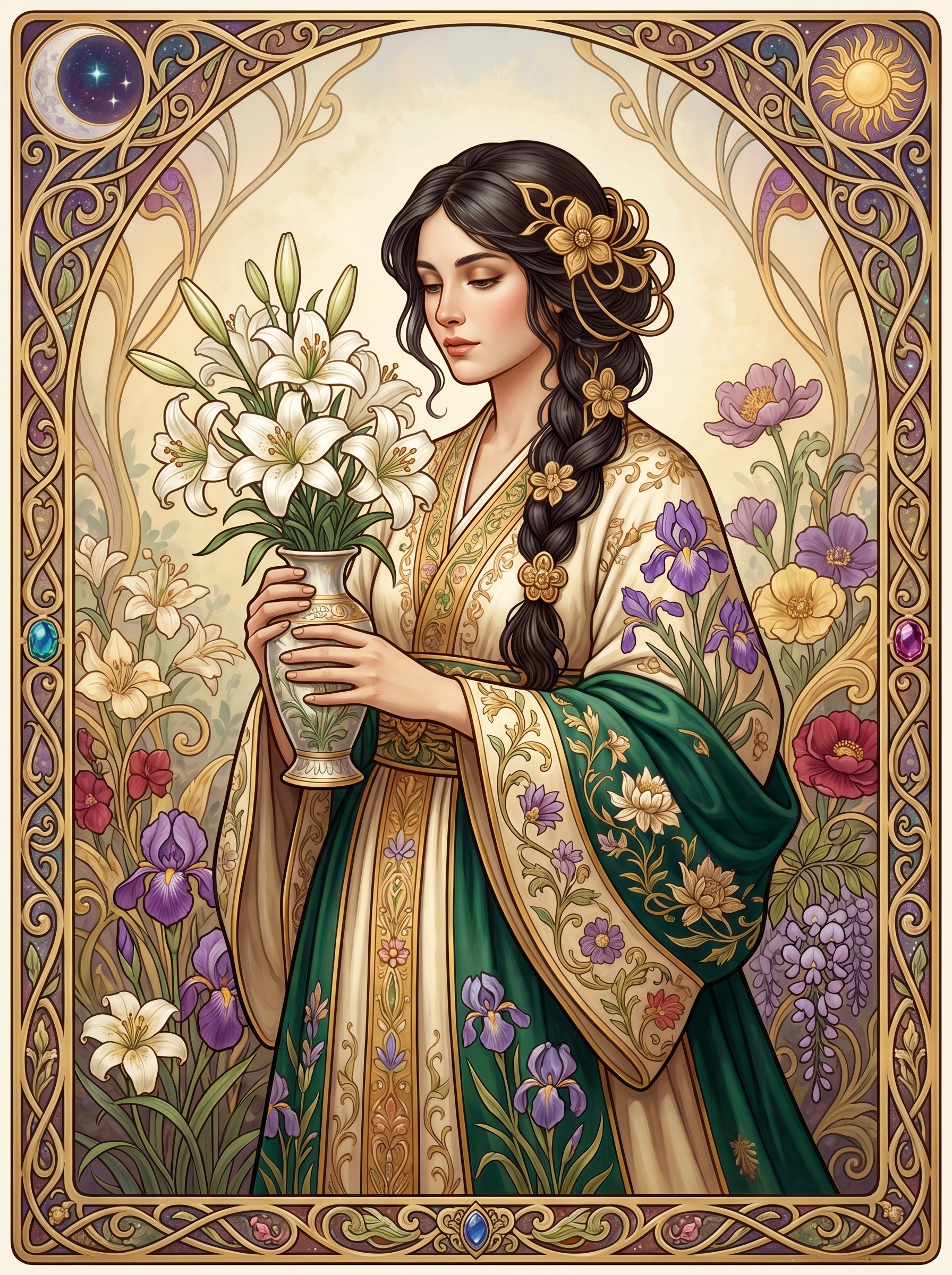 White Lily Maiden (80 Colors)