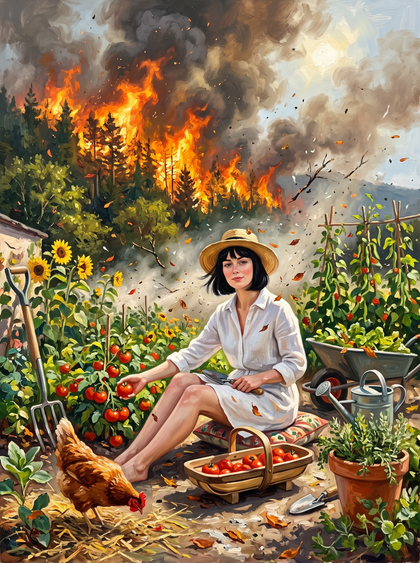 Wildfire Over the Hedge