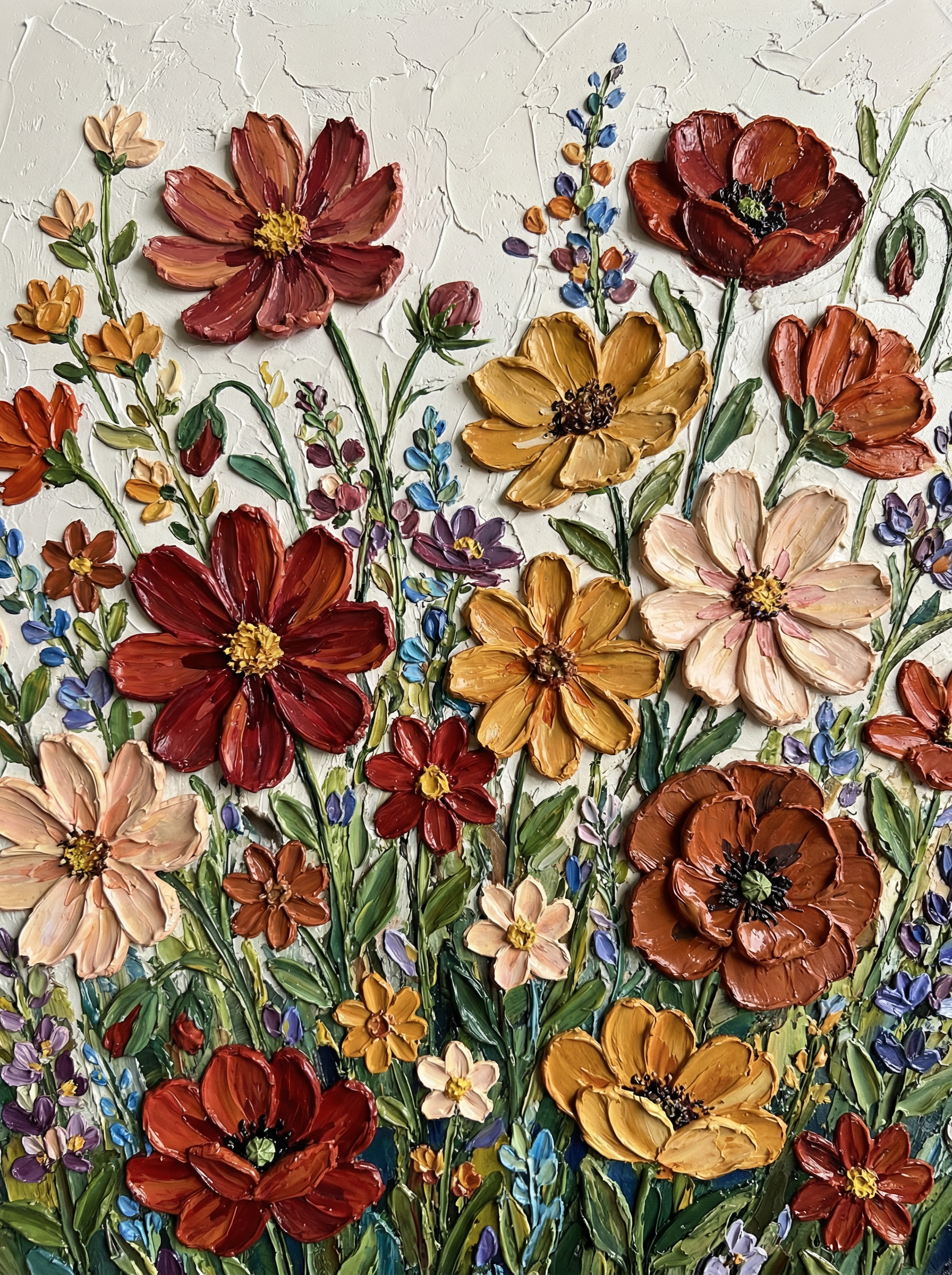 Wildflower Garden Daisy Cosmos (Diamond Painting)