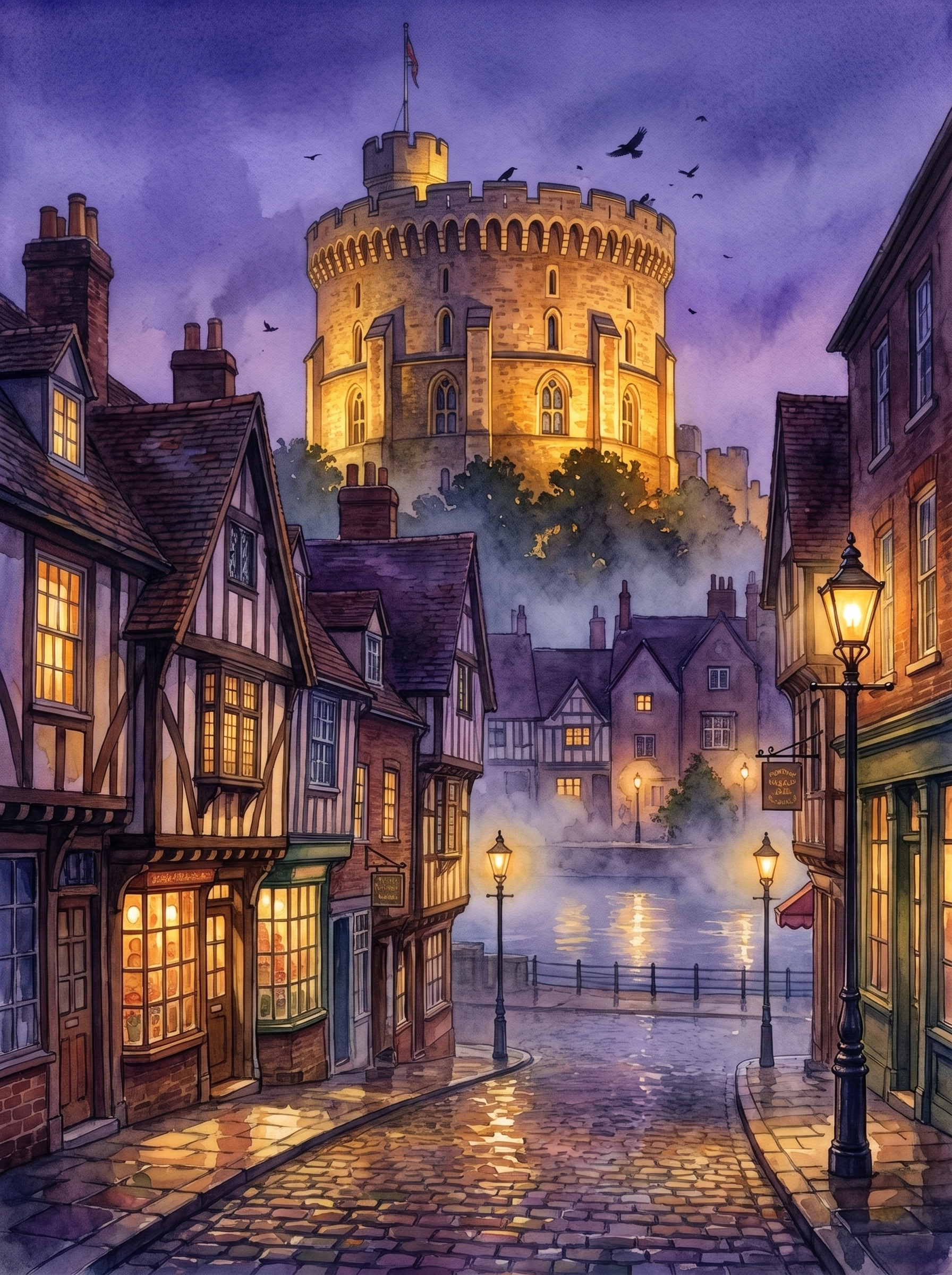 Windsor Castle at Dusk