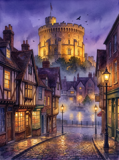 Windsor Castle at Dusk