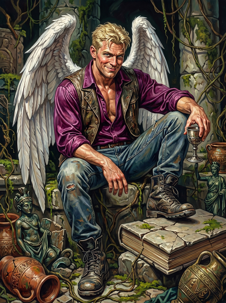 Winged Angel Wanderer (100 Color Diamond Painting) Diamond Painting kit