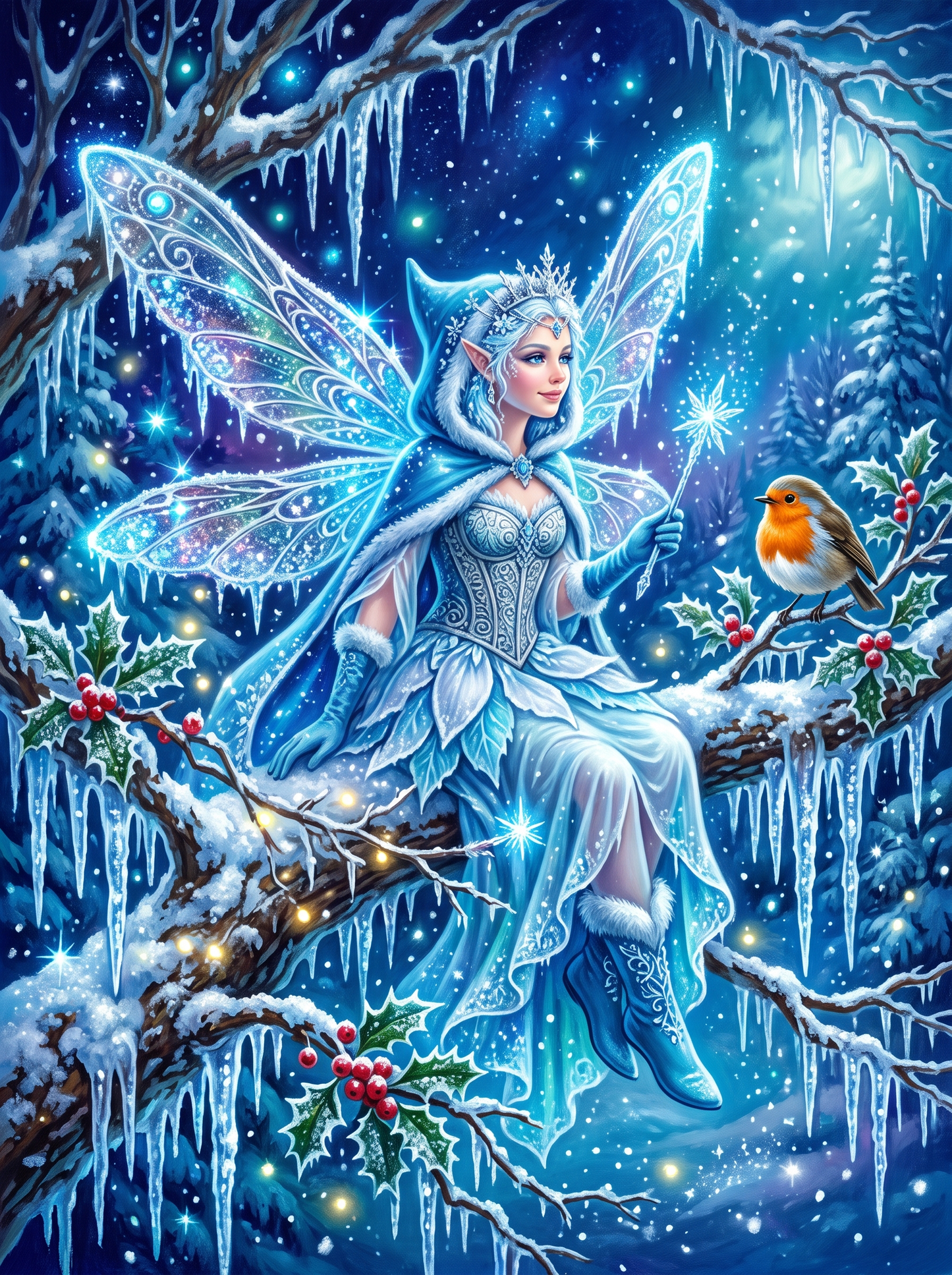 Winter Dragonfly Fairy