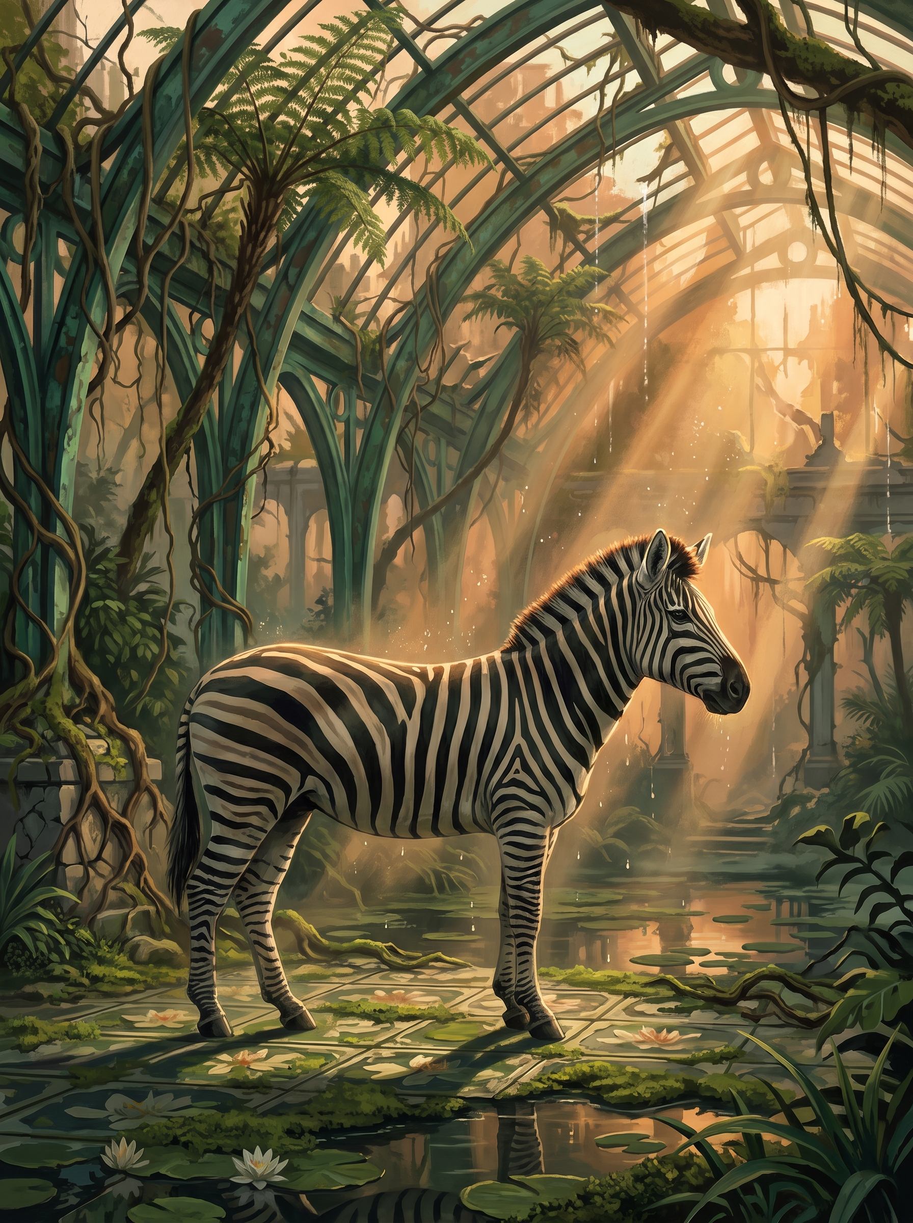 Winter Garden Zebra