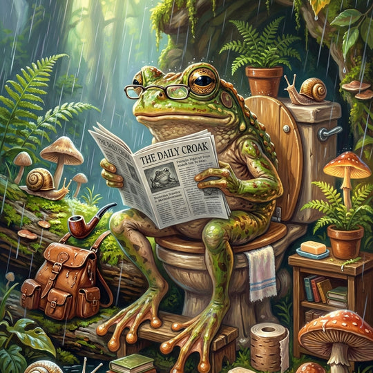Woodland Frog Reading
