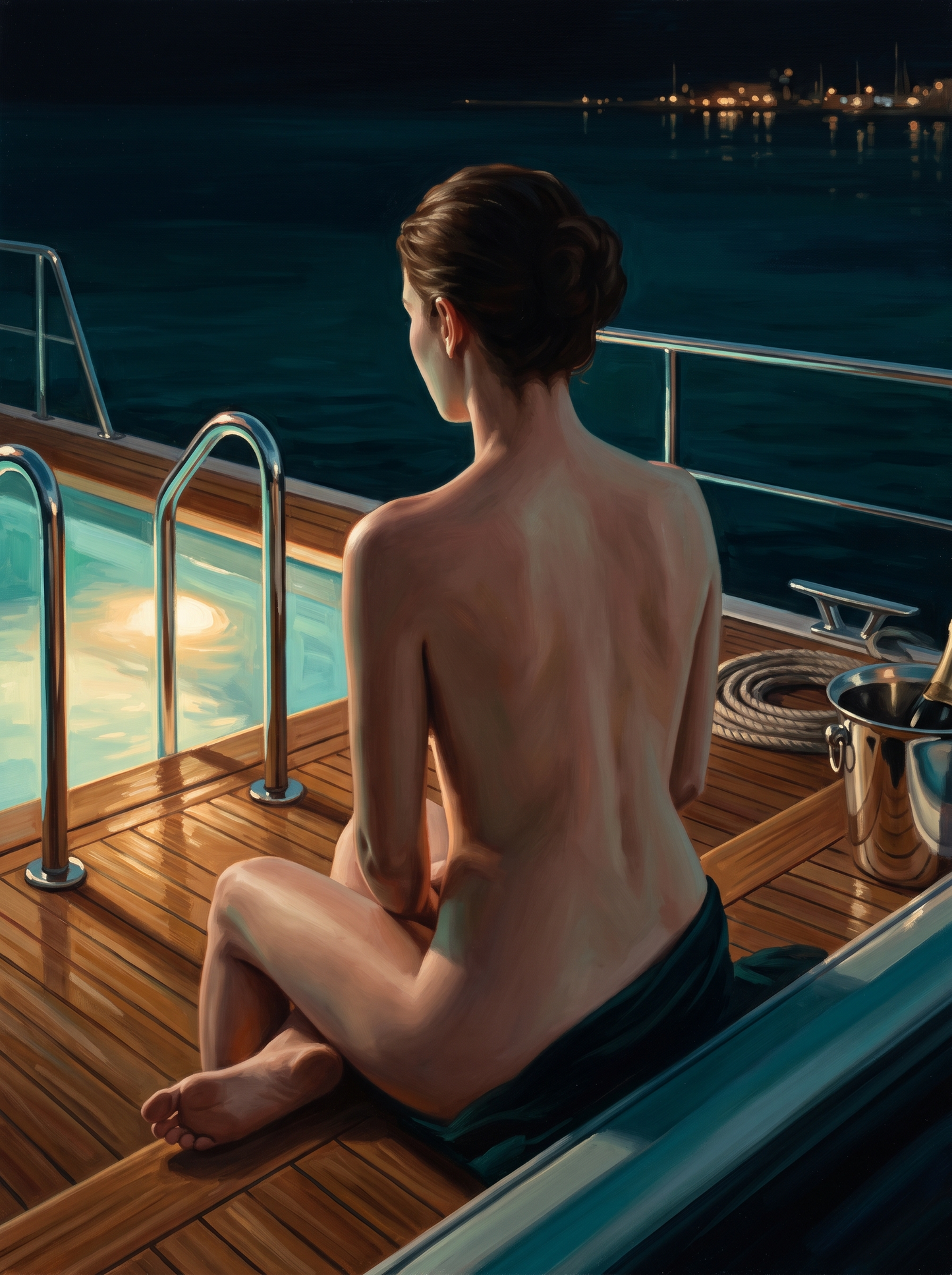 Yacht Deck Champagne