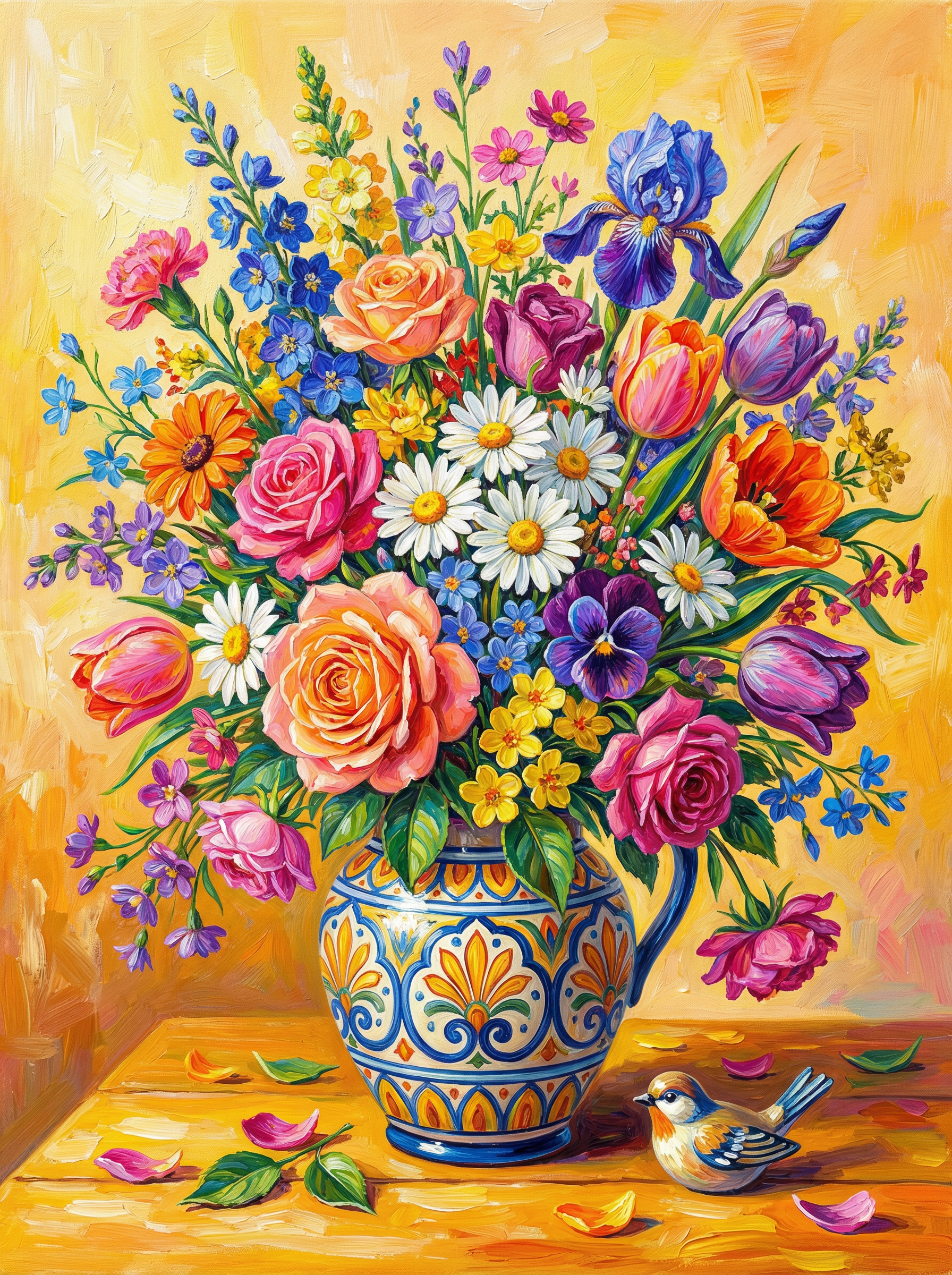 Yellow Garden Song (Diamond Painting) Diamond Painting kit