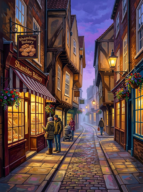 York Shambles Misty Clean (150 Color Diamond Painting)