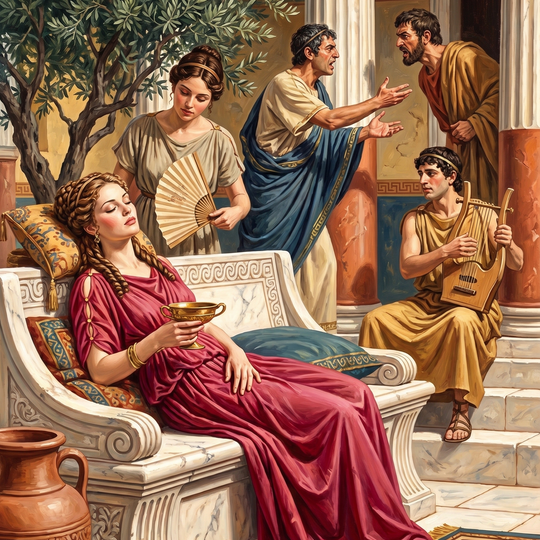 Zeus Enthroned Court (150 Color Diamond Painting)