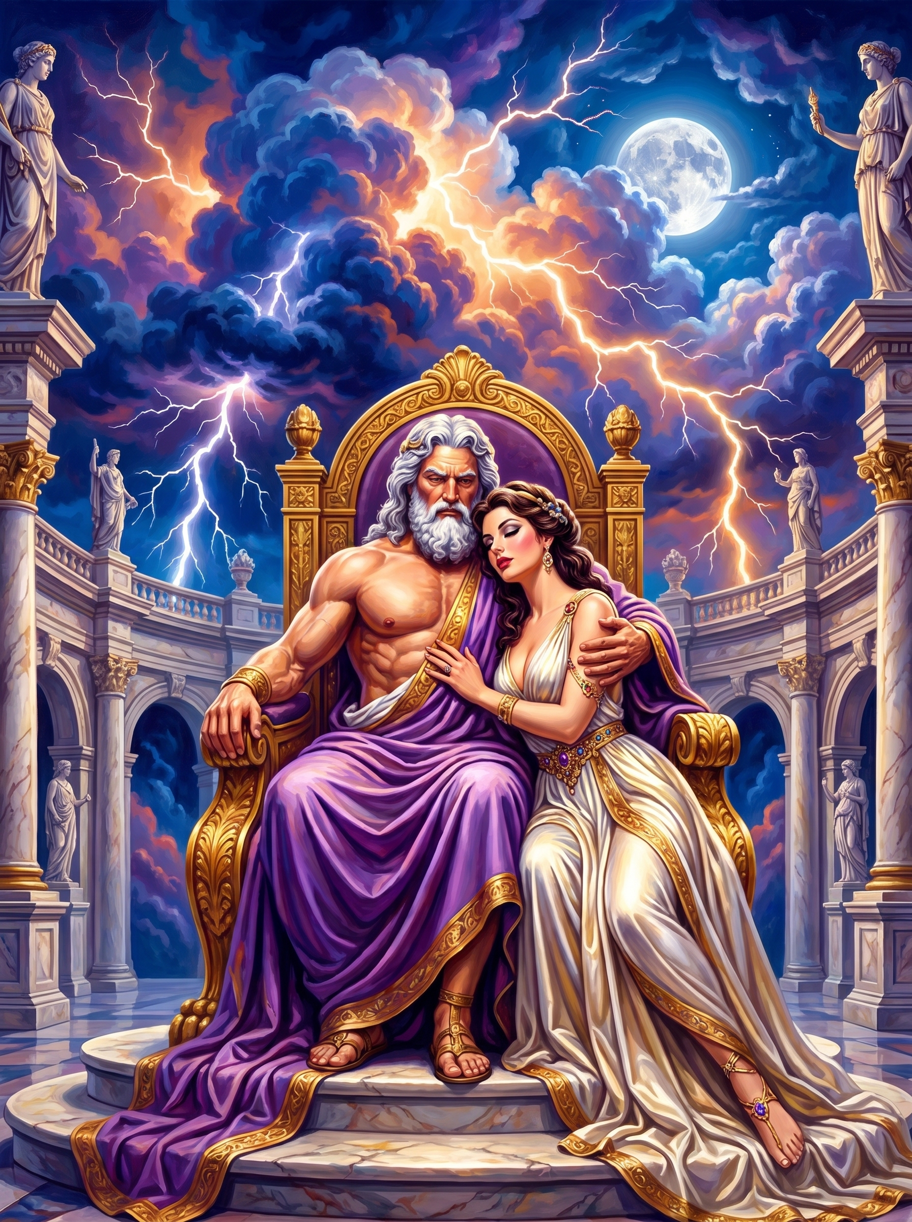 Zeus Hera Throne Lightning (80 Colors)