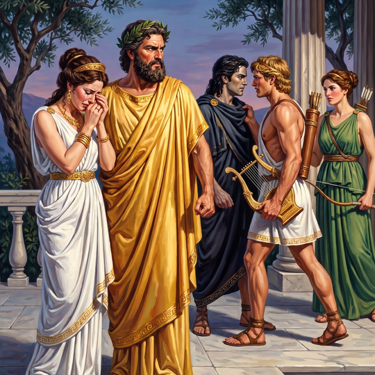 Zeus Hurls Lightning (150 Color Diamond Painting)