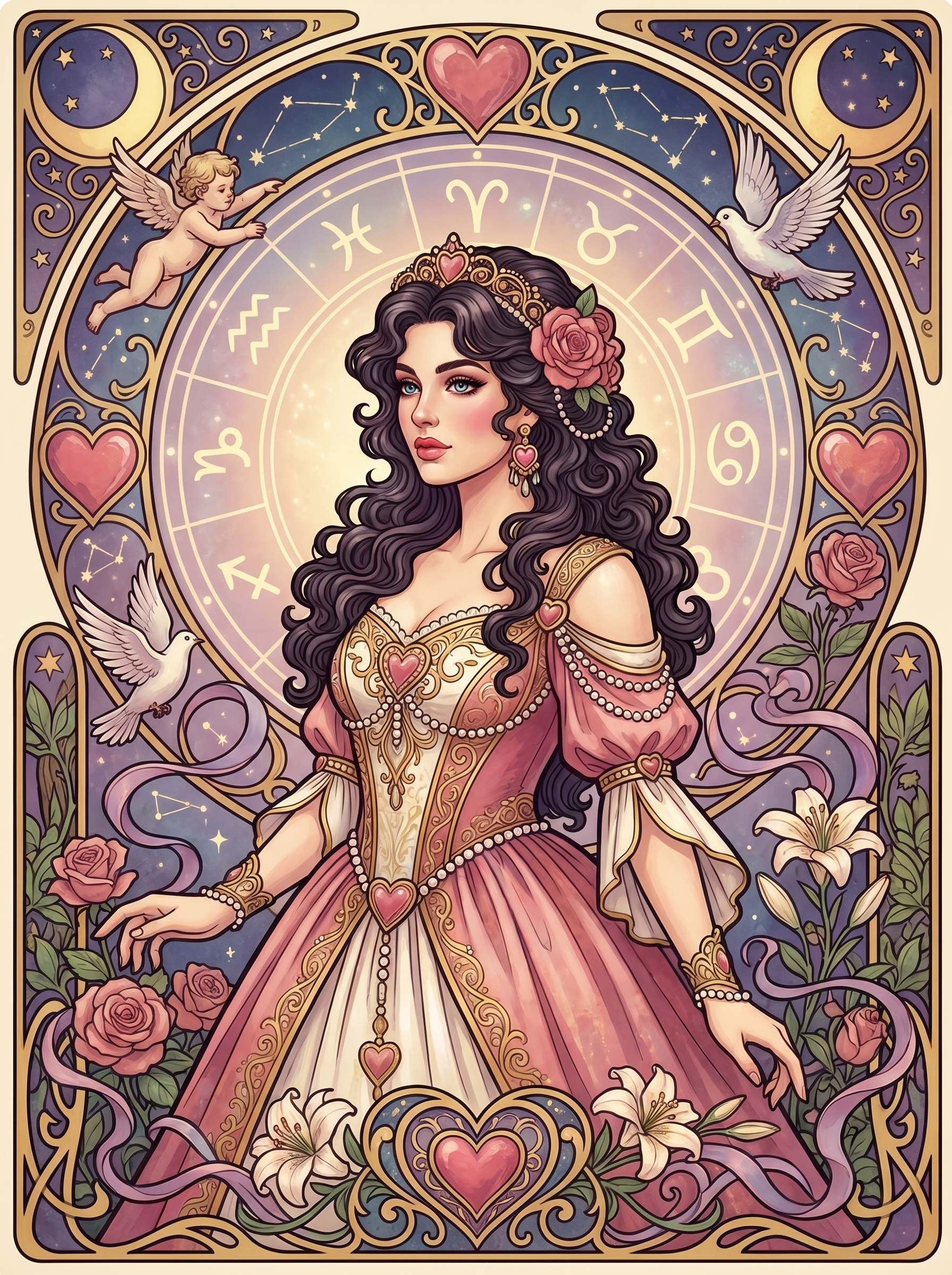 Zodiac Rose Maiden (80 Colors)